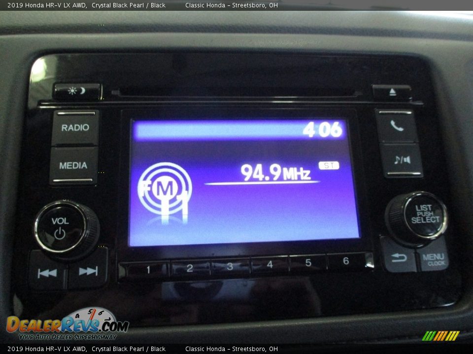 2019 Honda HR-V LX AWD Crystal Black Pearl / Black Photo #36