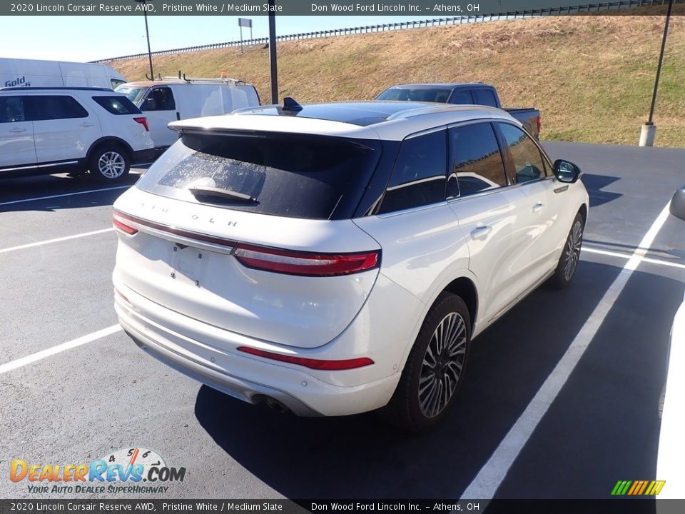 2020 Lincoln Corsair Reserve AWD Pristine White / Medium Slate Photo #10