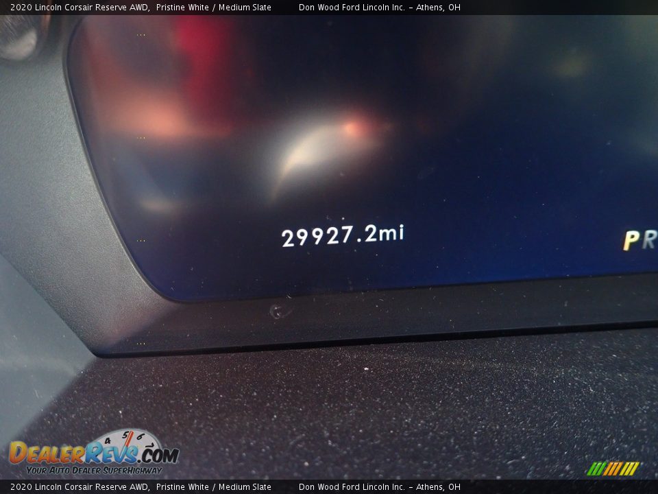 2020 Lincoln Corsair Reserve AWD Pristine White / Medium Slate Photo #13