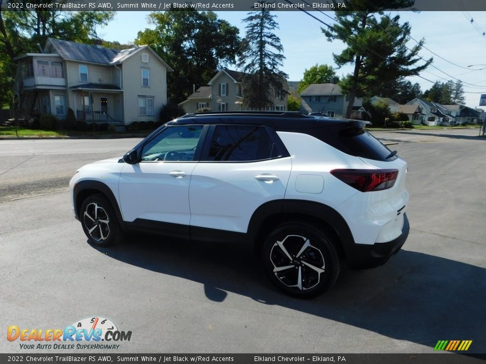 2022 Chevrolet TrailBlazer RS AWD Summit White / Jet Black w/Red Accents Photo #4