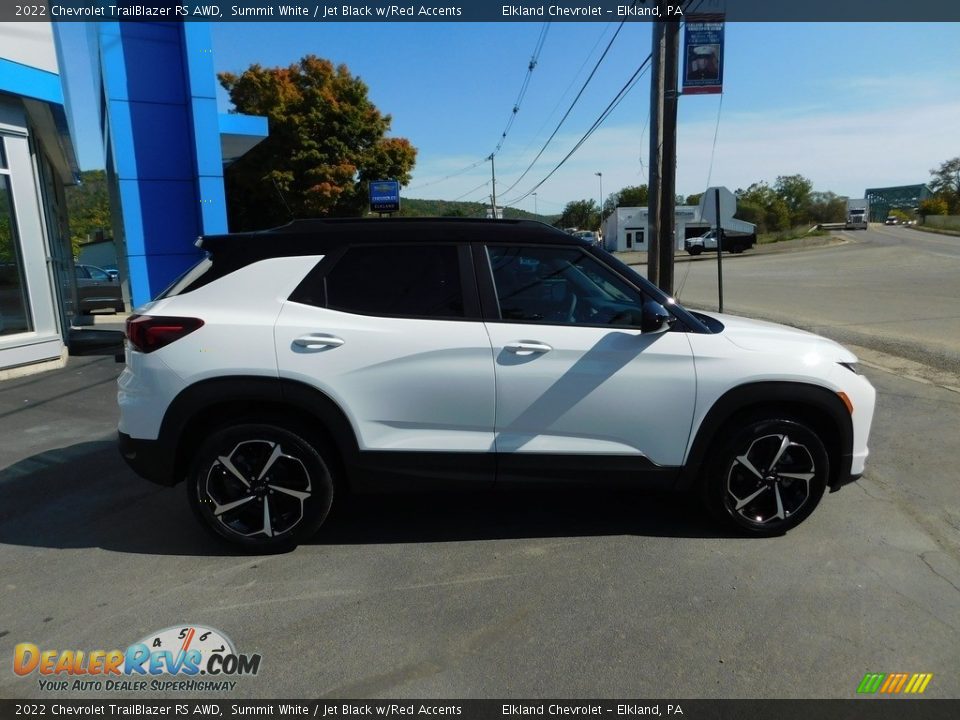 2022 Chevrolet TrailBlazer RS AWD Summit White / Jet Black w/Red Accents Photo #7