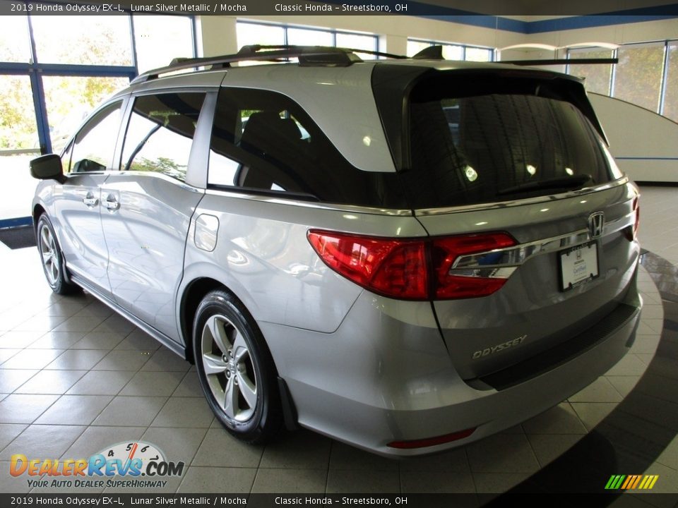 2019 Honda Odyssey EX-L Lunar Silver Metallic / Mocha Photo #9