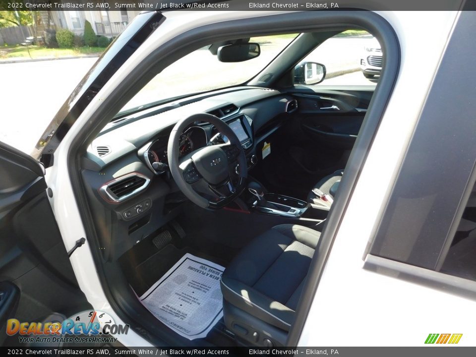 2022 Chevrolet TrailBlazer RS AWD Summit White / Jet Black w/Red Accents Photo #15