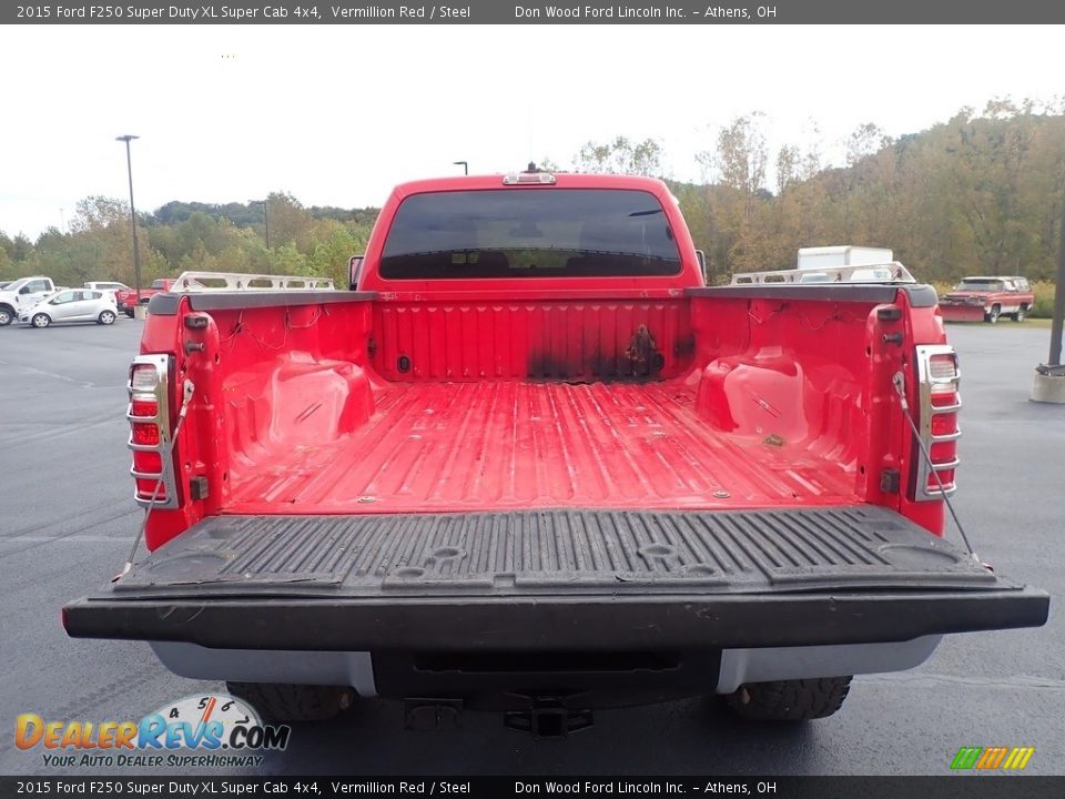 2015 Ford F250 Super Duty XL Super Cab 4x4 Vermillion Red / Steel Photo #13