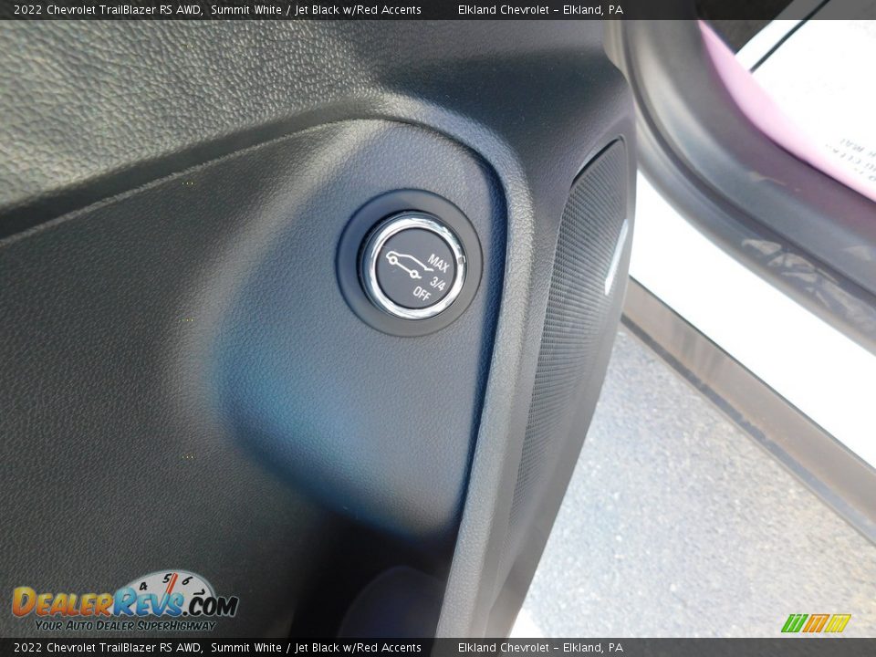 2022 Chevrolet TrailBlazer RS AWD Summit White / Jet Black w/Red Accents Photo #18