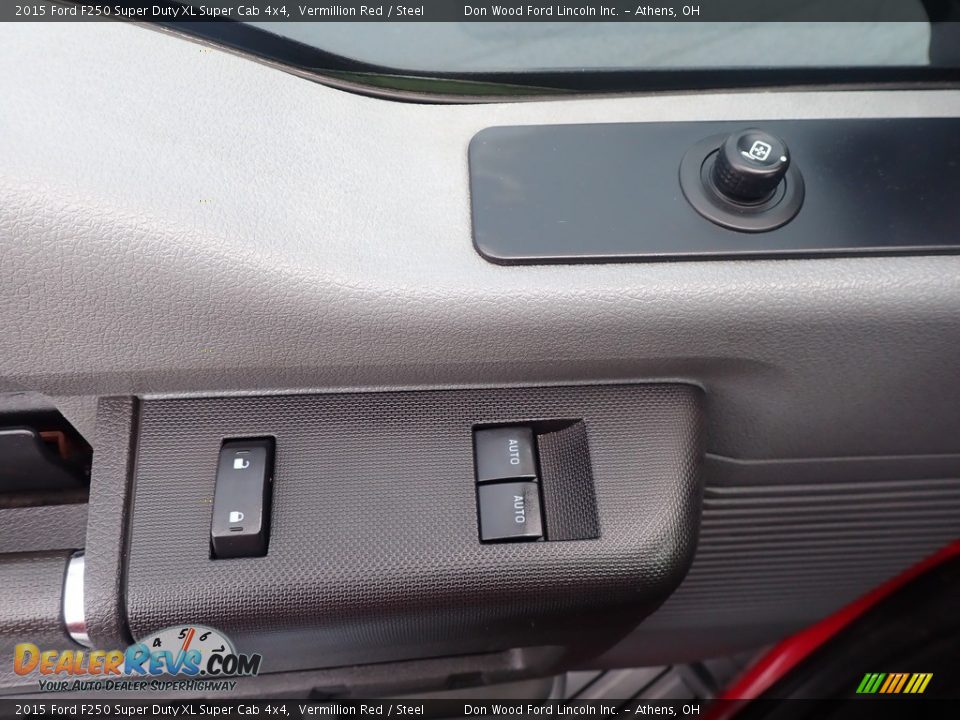 2015 Ford F250 Super Duty XL Super Cab 4x4 Vermillion Red / Steel Photo #17