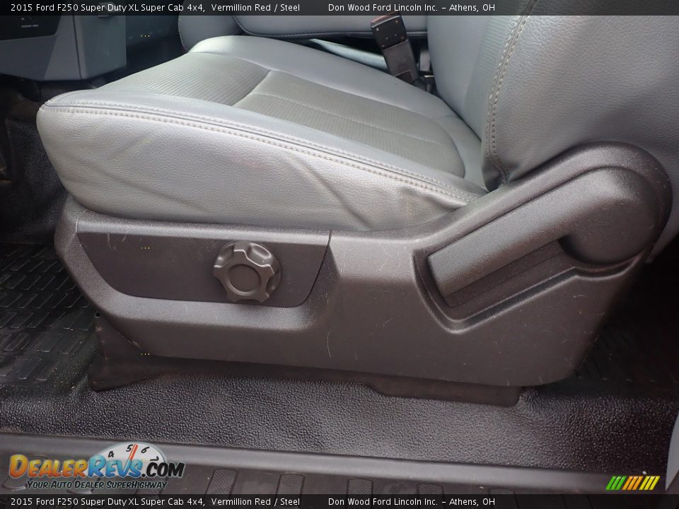 2015 Ford F250 Super Duty XL Super Cab 4x4 Vermillion Red / Steel Photo #19