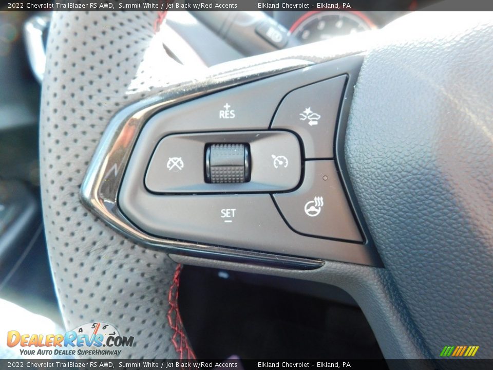 2022 Chevrolet TrailBlazer RS AWD Summit White / Jet Black w/Red Accents Photo #28