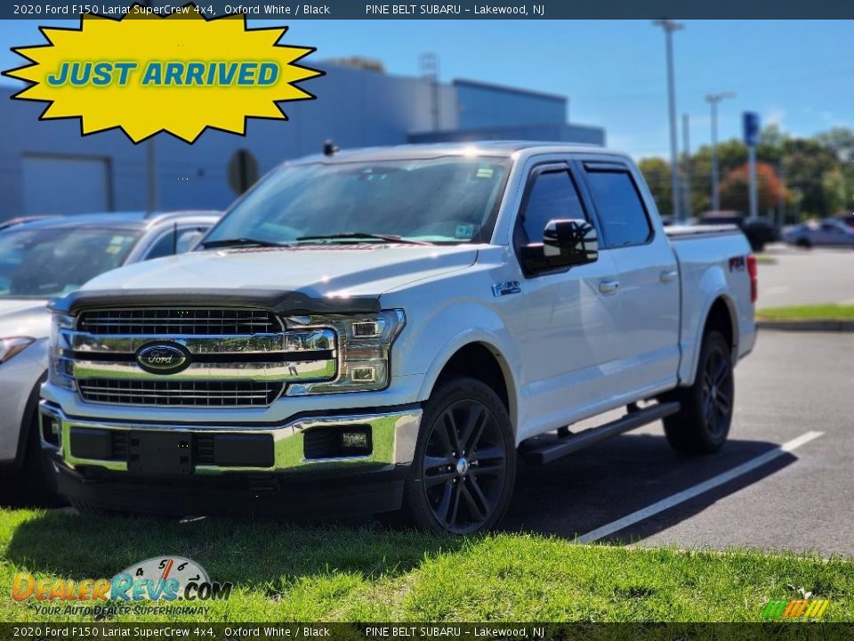 2020 Ford F150 Lariat SuperCrew 4x4 Oxford White / Black Photo #1