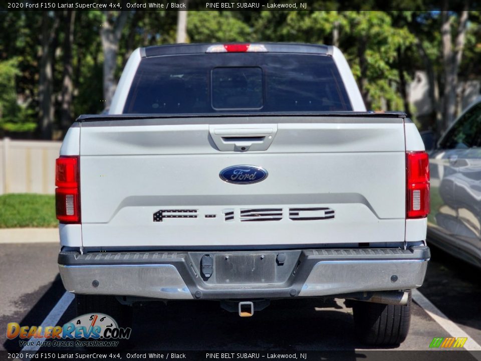 2020 Ford F150 Lariat SuperCrew 4x4 Oxford White / Black Photo #8