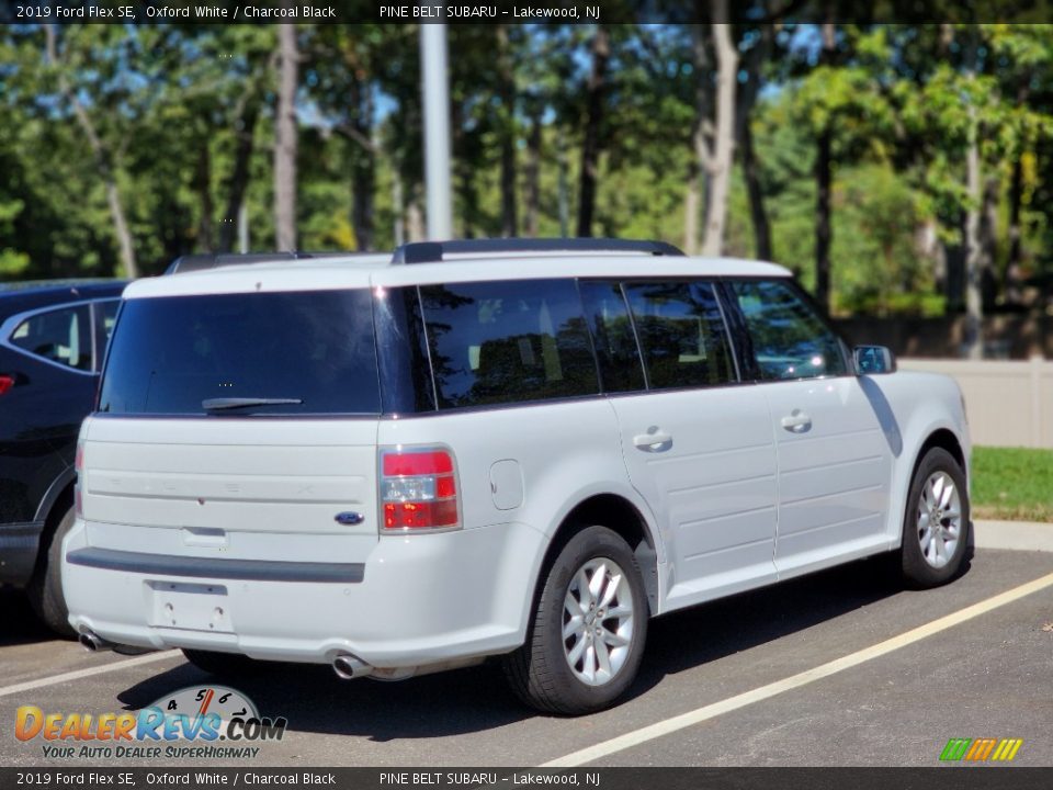 2019 Ford Flex SE Oxford White / Charcoal Black Photo #9