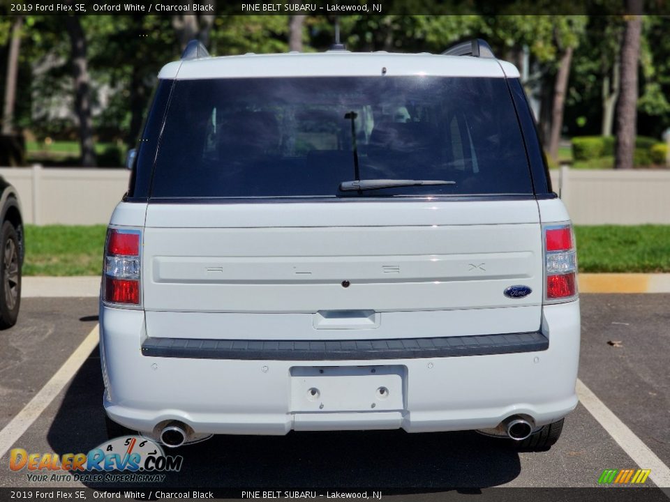 2019 Ford Flex SE Oxford White / Charcoal Black Photo #10