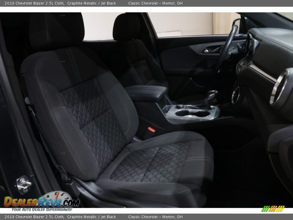 2019 Chevrolet Blazer 2.5L Cloth Graphite Metallic / Jet Black Photo #14