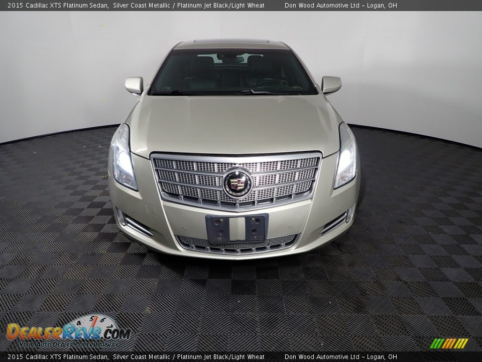 2015 Cadillac XTS Platinum Sedan Silver Coast Metallic / Platinum Jet Black/Light Wheat Photo #6