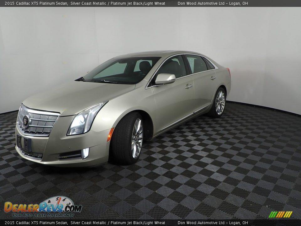 2015 Cadillac XTS Platinum Sedan Silver Coast Metallic / Platinum Jet Black/Light Wheat Photo #7