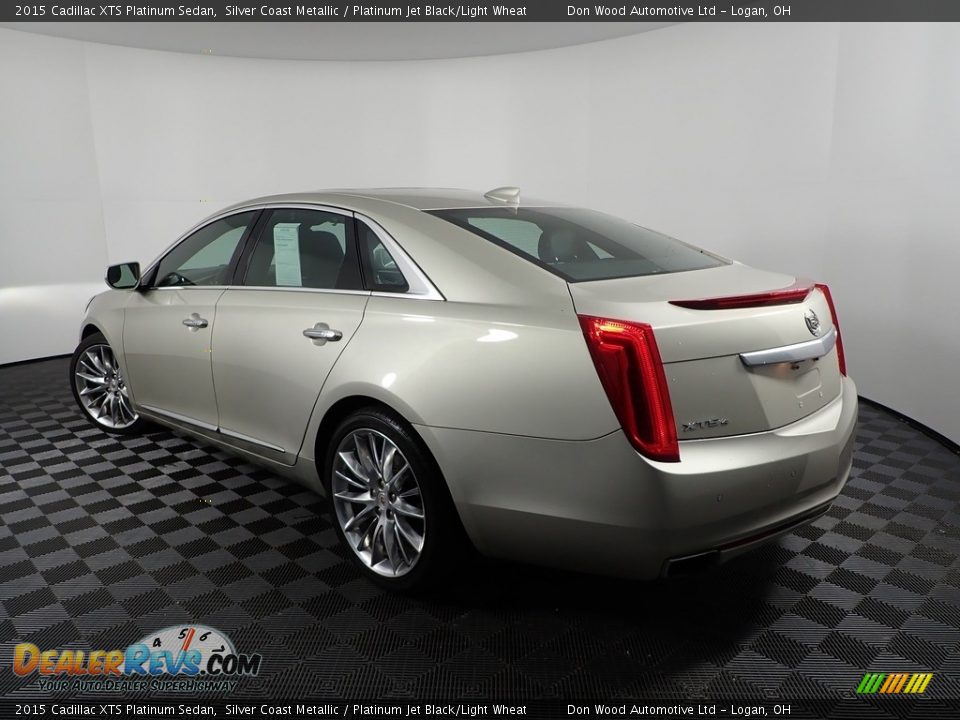 2015 Cadillac XTS Platinum Sedan Silver Coast Metallic / Platinum Jet Black/Light Wheat Photo #8