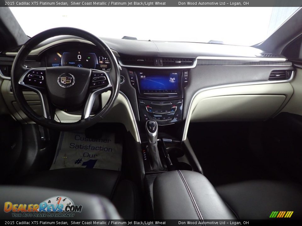 2015 Cadillac XTS Platinum Sedan Silver Coast Metallic / Platinum Jet Black/Light Wheat Photo #26