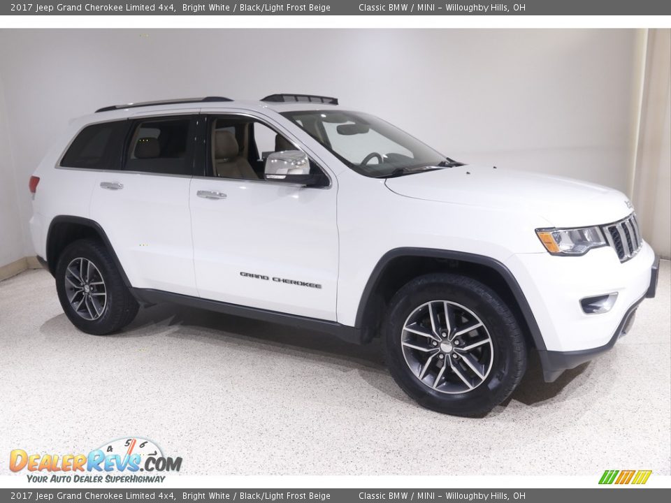 2017 Jeep Grand Cherokee Limited 4x4 Bright White / Black/Light Frost Beige Photo #1