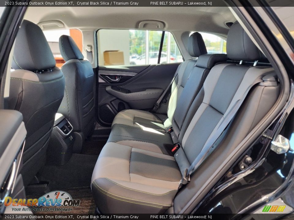 Rear Seat of 2023 Subaru Outback Onyx Edition XT Photo #7