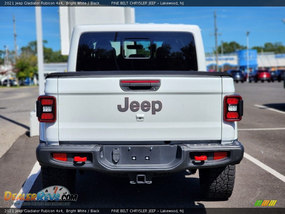 2021 Jeep Gladiator Rubicon 4x4 Bright White / Black Photo #10