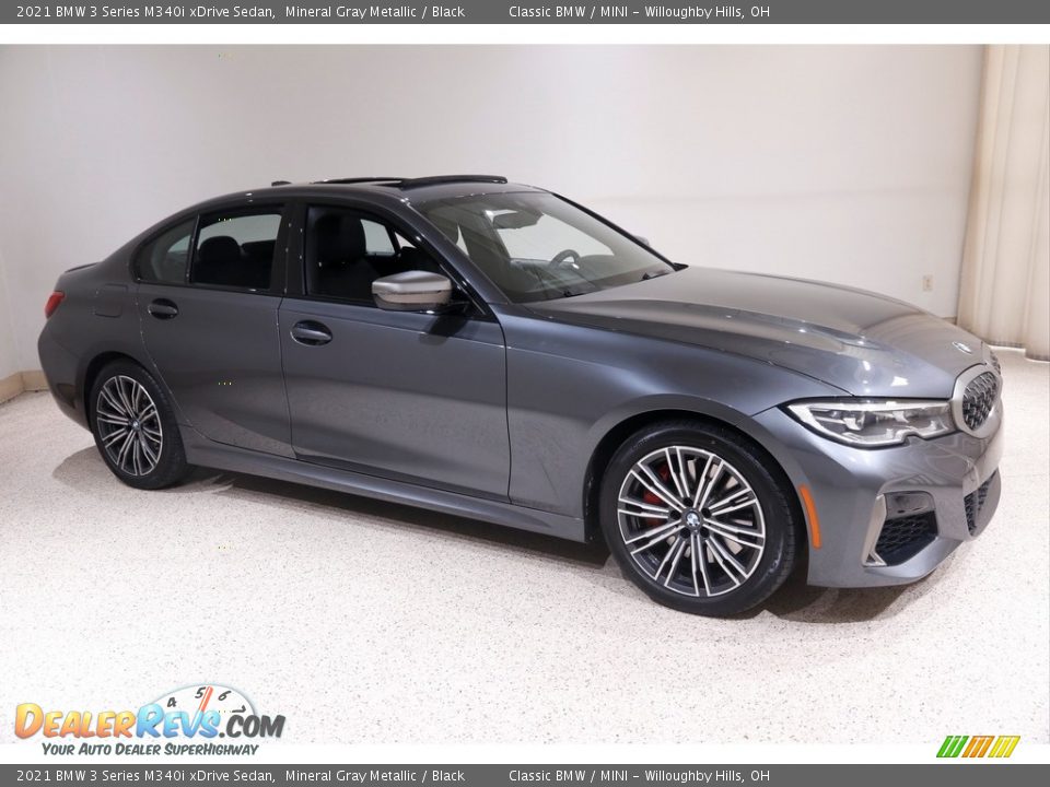 2021 BMW 3 Series M340i xDrive Sedan Mineral Gray Metallic / Black Photo #1