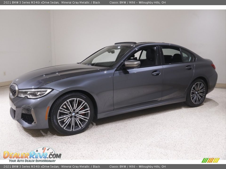 2021 BMW 3 Series M340i xDrive Sedan Mineral Gray Metallic / Black Photo #3
