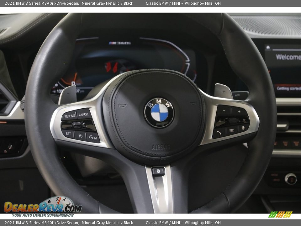 2021 BMW 3 Series M340i xDrive Sedan Mineral Gray Metallic / Black Photo #8