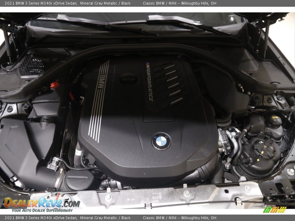 2021 BMW 3 Series M340i xDrive Sedan Mineral Gray Metallic / Black Photo #23