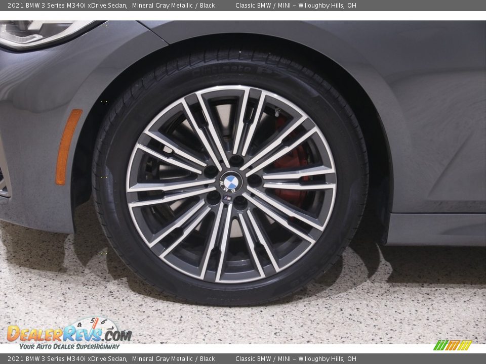 2021 BMW 3 Series M340i xDrive Sedan Mineral Gray Metallic / Black Photo #24