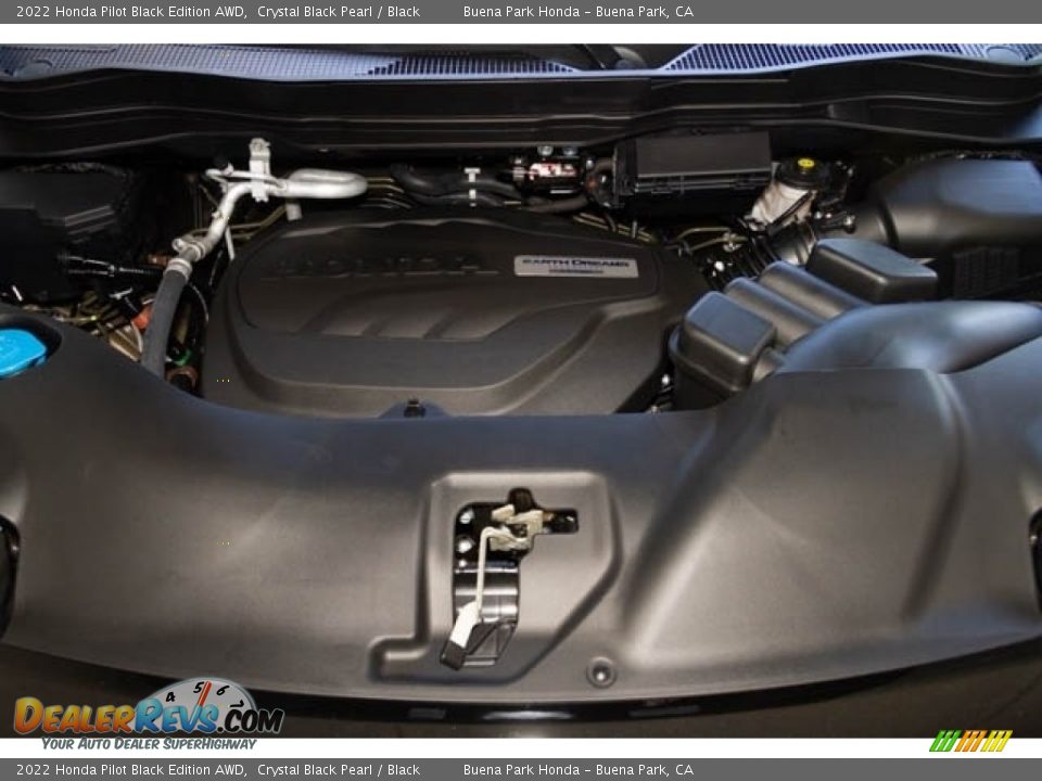 2022 Honda Pilot Black Edition AWD 3.5 Liter SOHC 24-Valve i-VTEC V6 Engine Photo #10