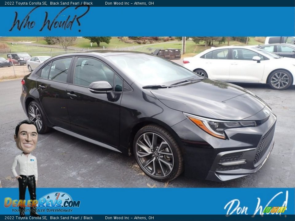 2022 Toyota Corolla SE Black Sand Pearl / Black Photo #1
