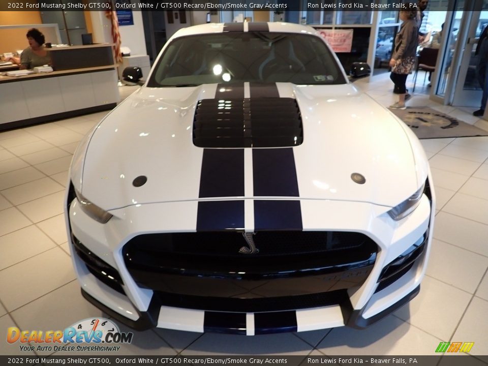 2022 Ford Mustang Shelby GT500 Oxford White / GT500 Recaro/Ebony/Smoke Gray Accents Photo #3
