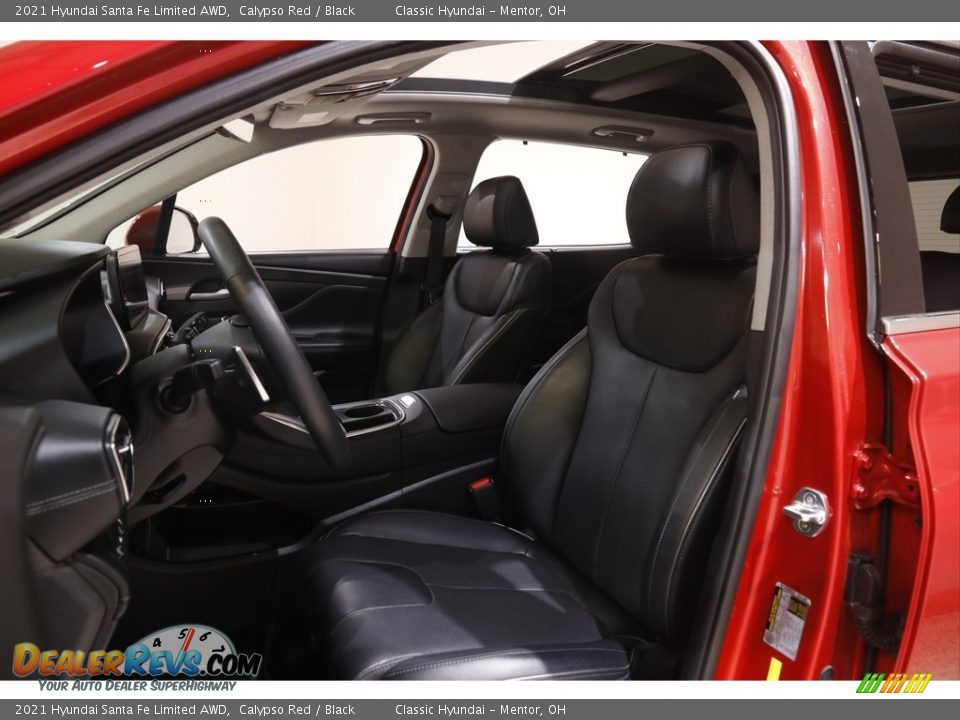 2021 Hyundai Santa Fe Limited AWD Calypso Red / Black Photo #5