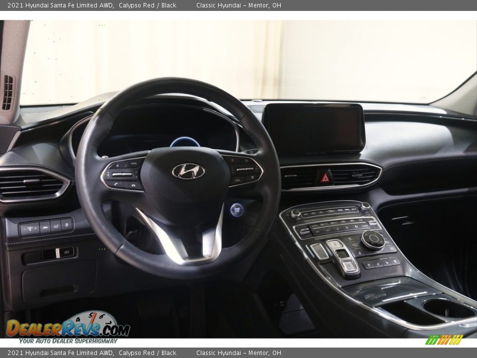 2021 Hyundai Santa Fe Limited AWD Calypso Red / Black Photo #6