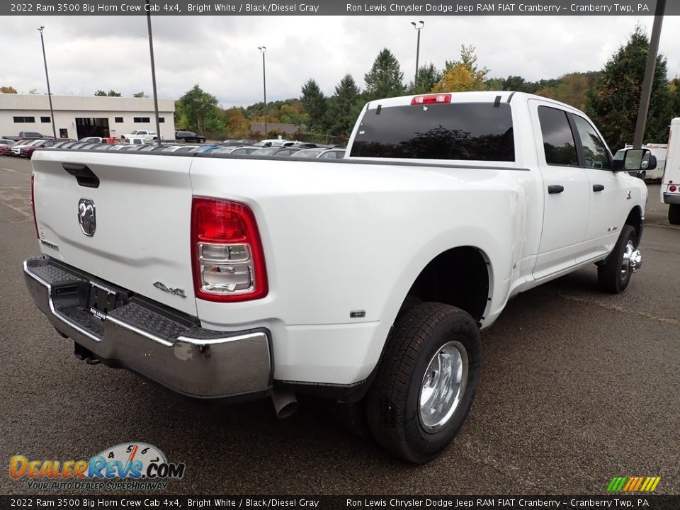 2022 Ram 3500 Big Horn Crew Cab 4x4 Bright White / Black/Diesel Gray Photo #5