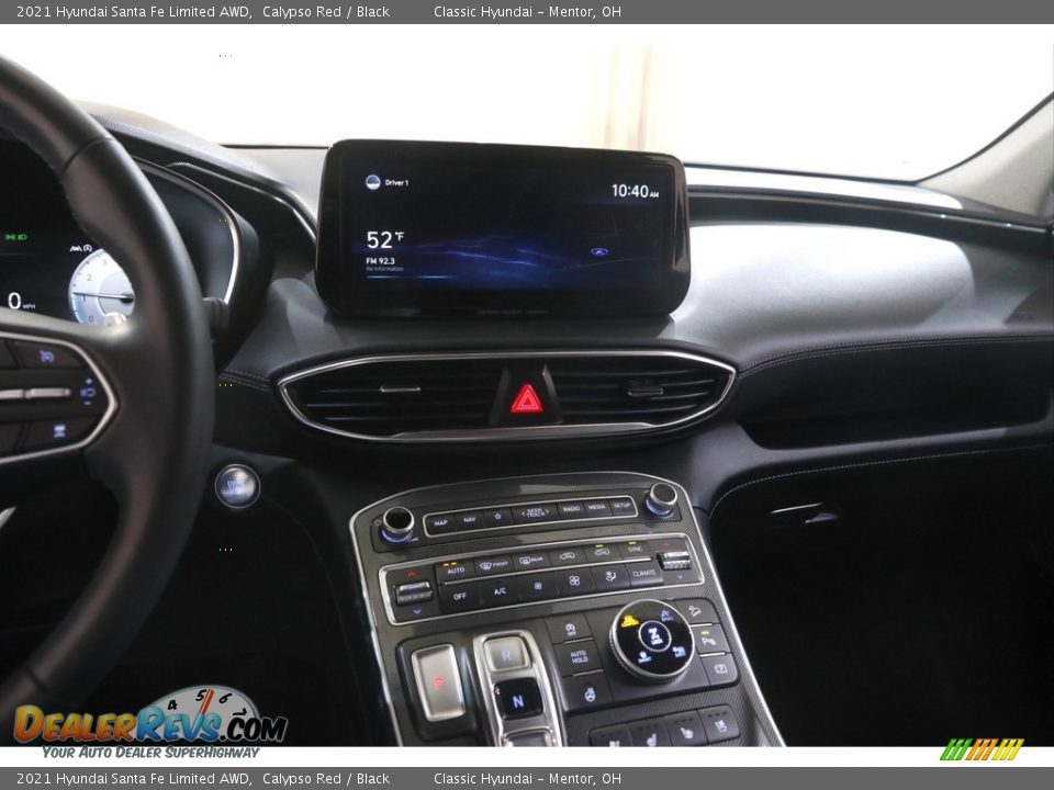 2021 Hyundai Santa Fe Limited AWD Calypso Red / Black Photo #9
