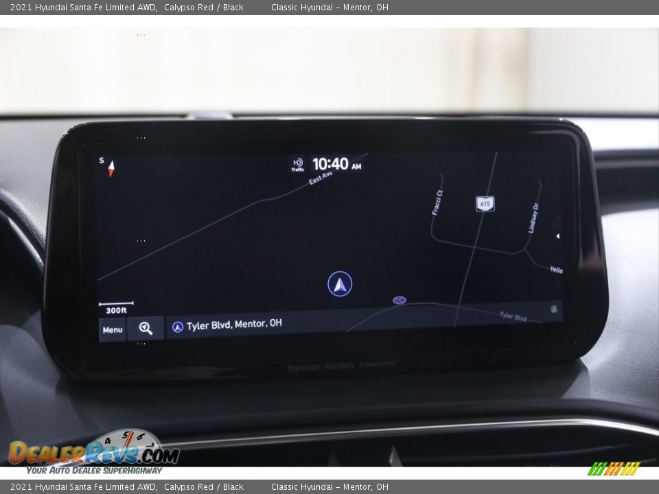 2021 Hyundai Santa Fe Limited AWD Calypso Red / Black Photo #10