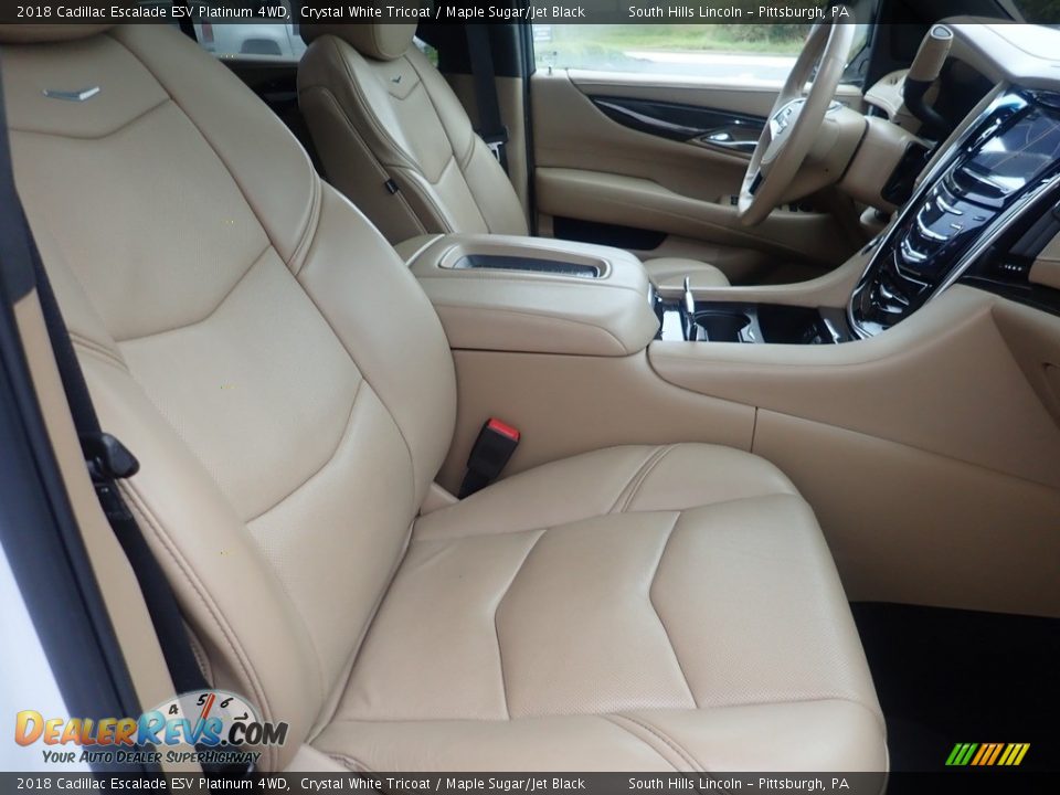 Front Seat of 2018 Cadillac Escalade ESV Platinum 4WD Photo #10