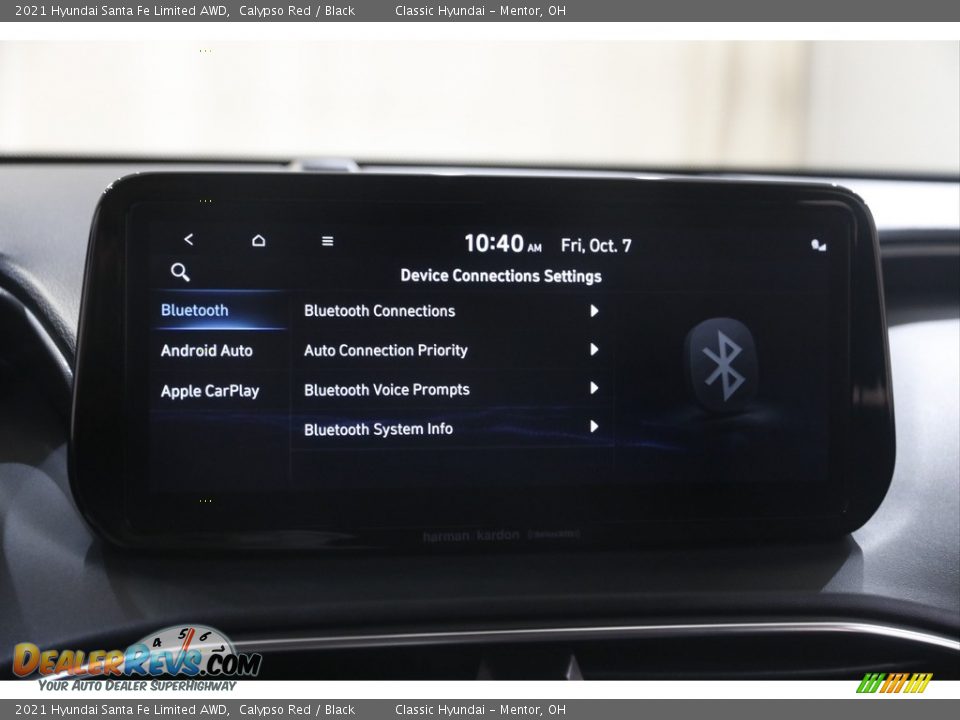 2021 Hyundai Santa Fe Limited AWD Calypso Red / Black Photo #12