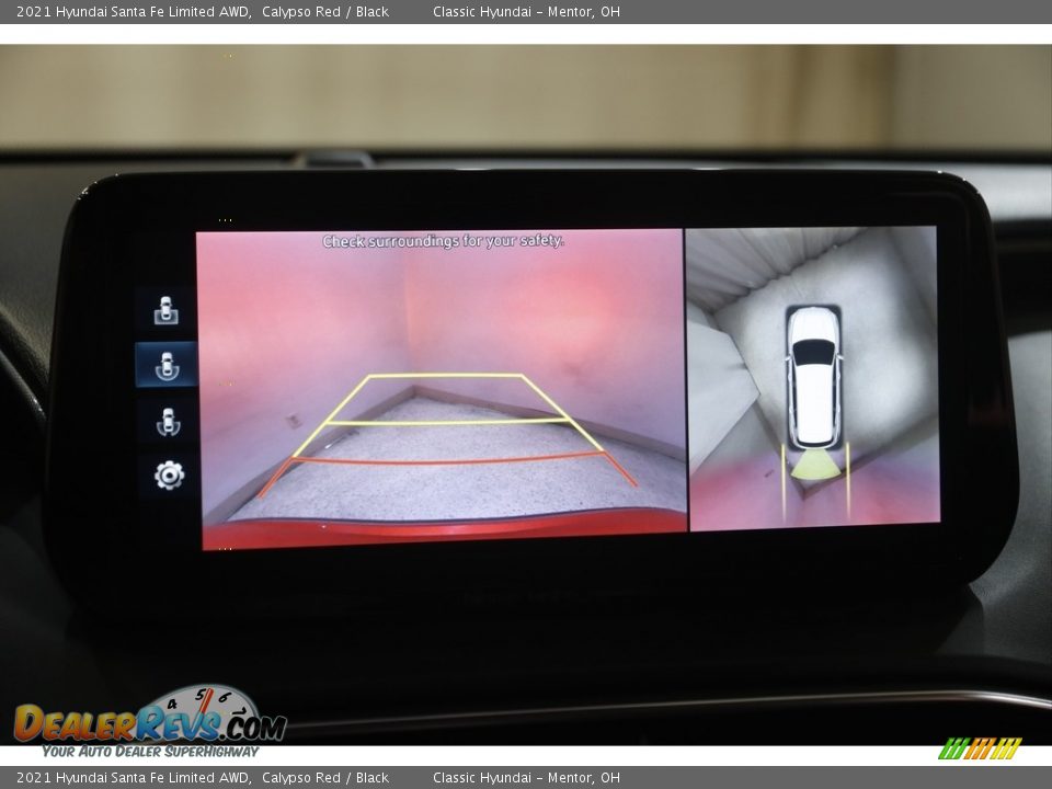 2021 Hyundai Santa Fe Limited AWD Calypso Red / Black Photo #13