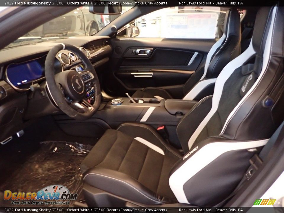 GT500 Recaro/Ebony/Smoke Gray Accents Interior - 2022 Ford Mustang Shelby GT500 Photo #12