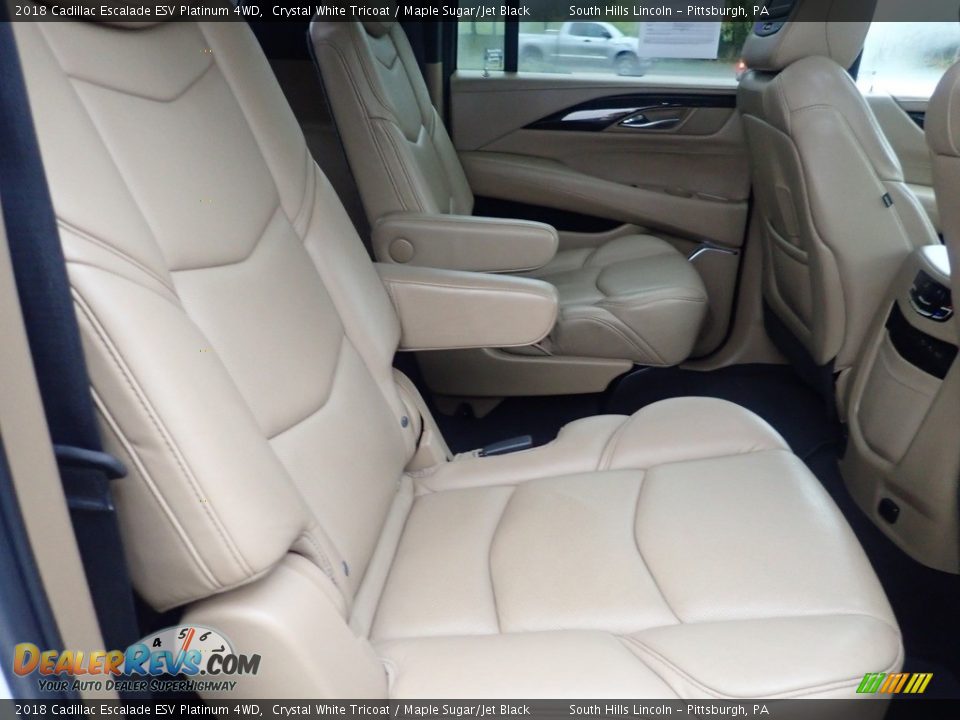 Rear Seat of 2018 Cadillac Escalade ESV Platinum 4WD Photo #12