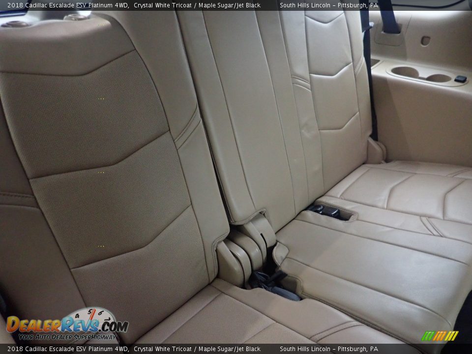 Rear Seat of 2018 Cadillac Escalade ESV Platinum 4WD Photo #13