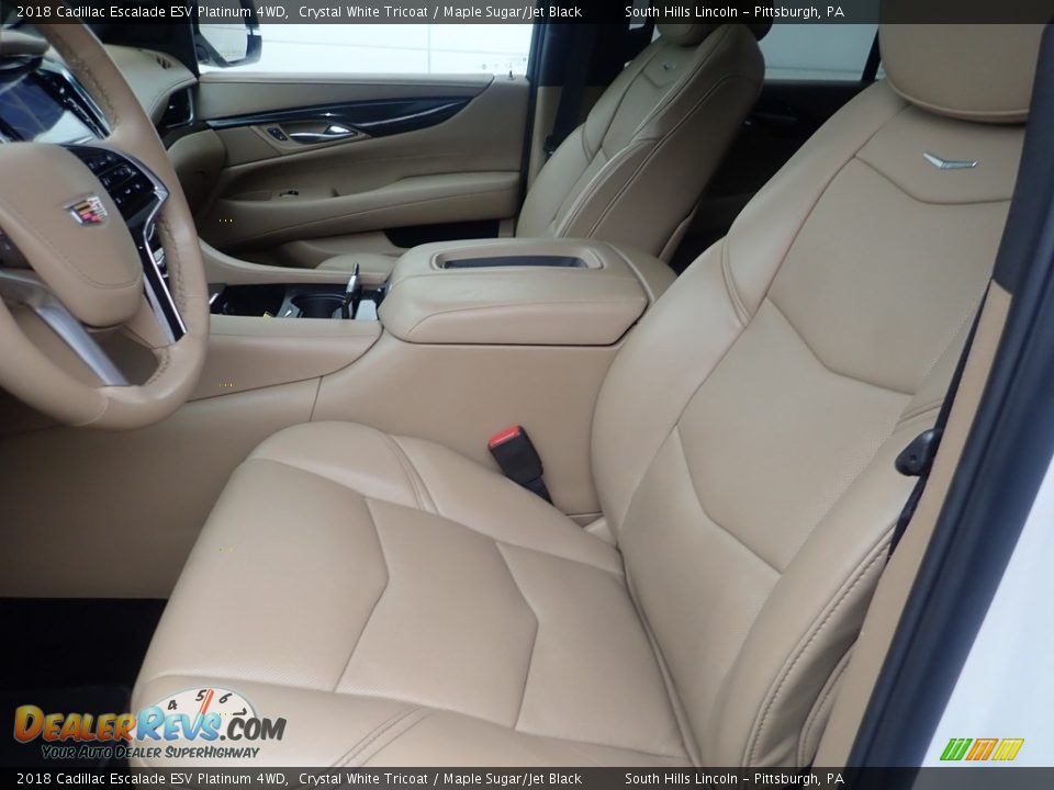 Front Seat of 2018 Cadillac Escalade ESV Platinum 4WD Photo #15