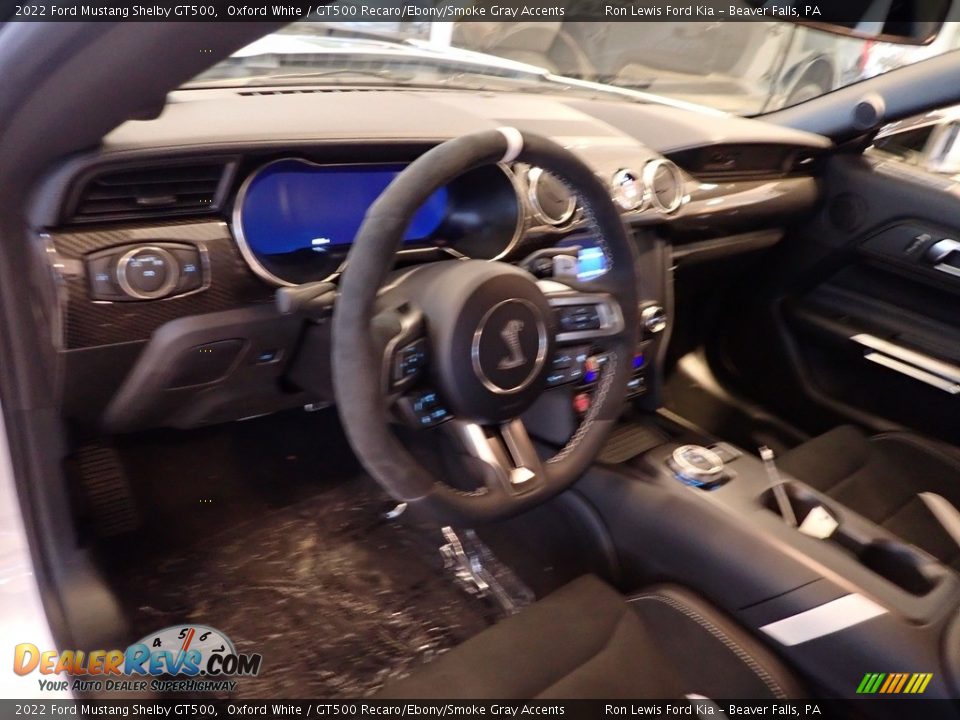 2022 Ford Mustang Shelby GT500 Oxford White / GT500 Recaro/Ebony/Smoke Gray Accents Photo #15