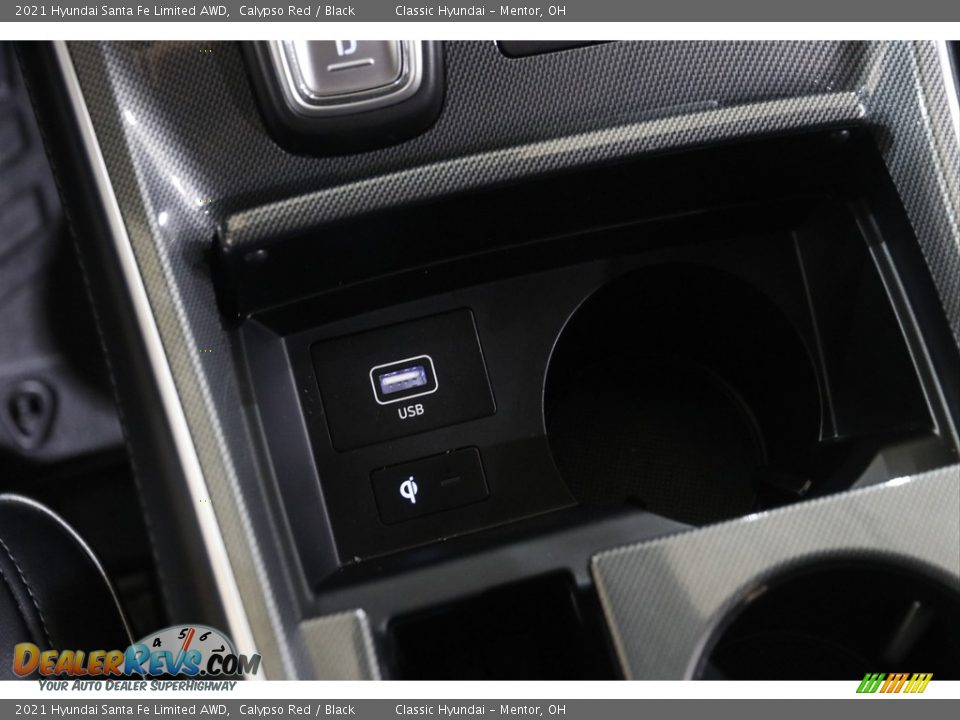 2021 Hyundai Santa Fe Limited AWD Calypso Red / Black Photo #17