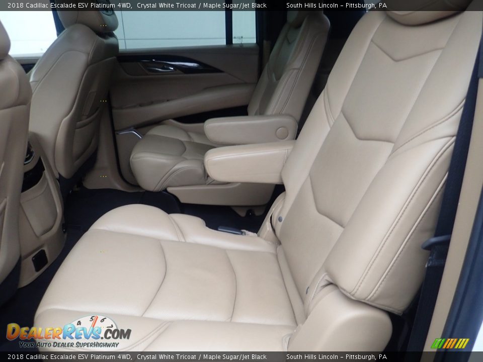 Rear Seat of 2018 Cadillac Escalade ESV Platinum 4WD Photo #16