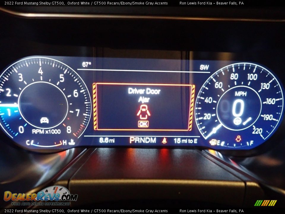 2022 Ford Mustang Shelby GT500 Gauges Photo #17