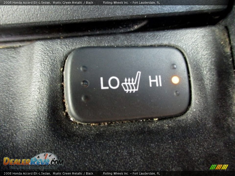 2008 Honda Accord EX-L Sedan Mystic Green Metallic / Black Photo #2