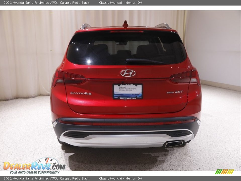 2021 Hyundai Santa Fe Limited AWD Calypso Red / Black Photo #21